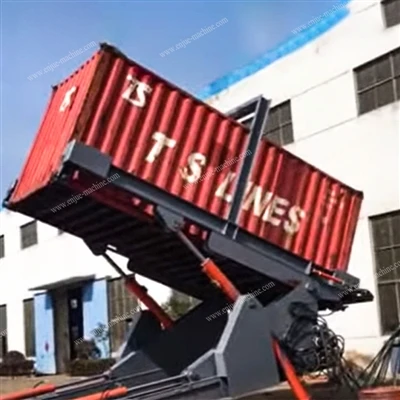 How about the container tilter's Four-point diagonal layout?